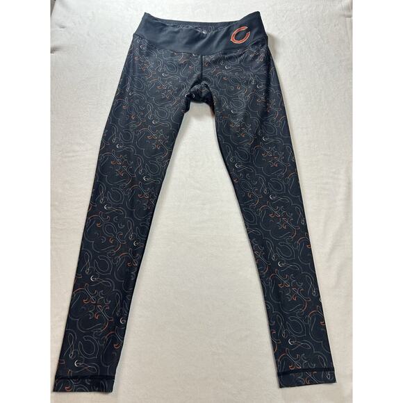 NFL Pants - NFL Women's Chicago Bears Pattern Leggings Size Medium blue orange